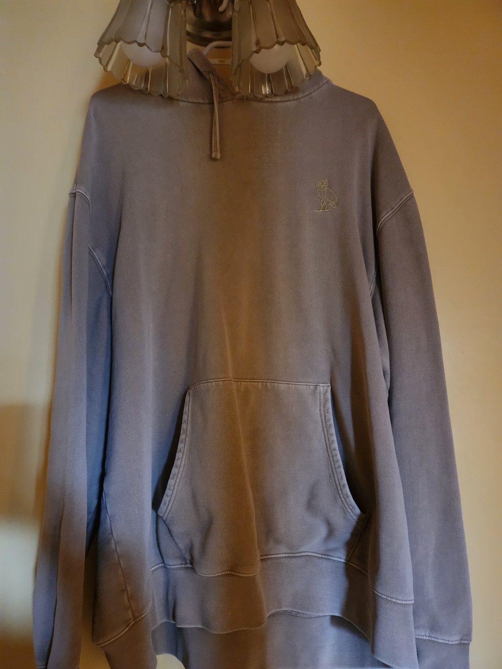 OVO Washed Slate Gray Pullover Hoodie
